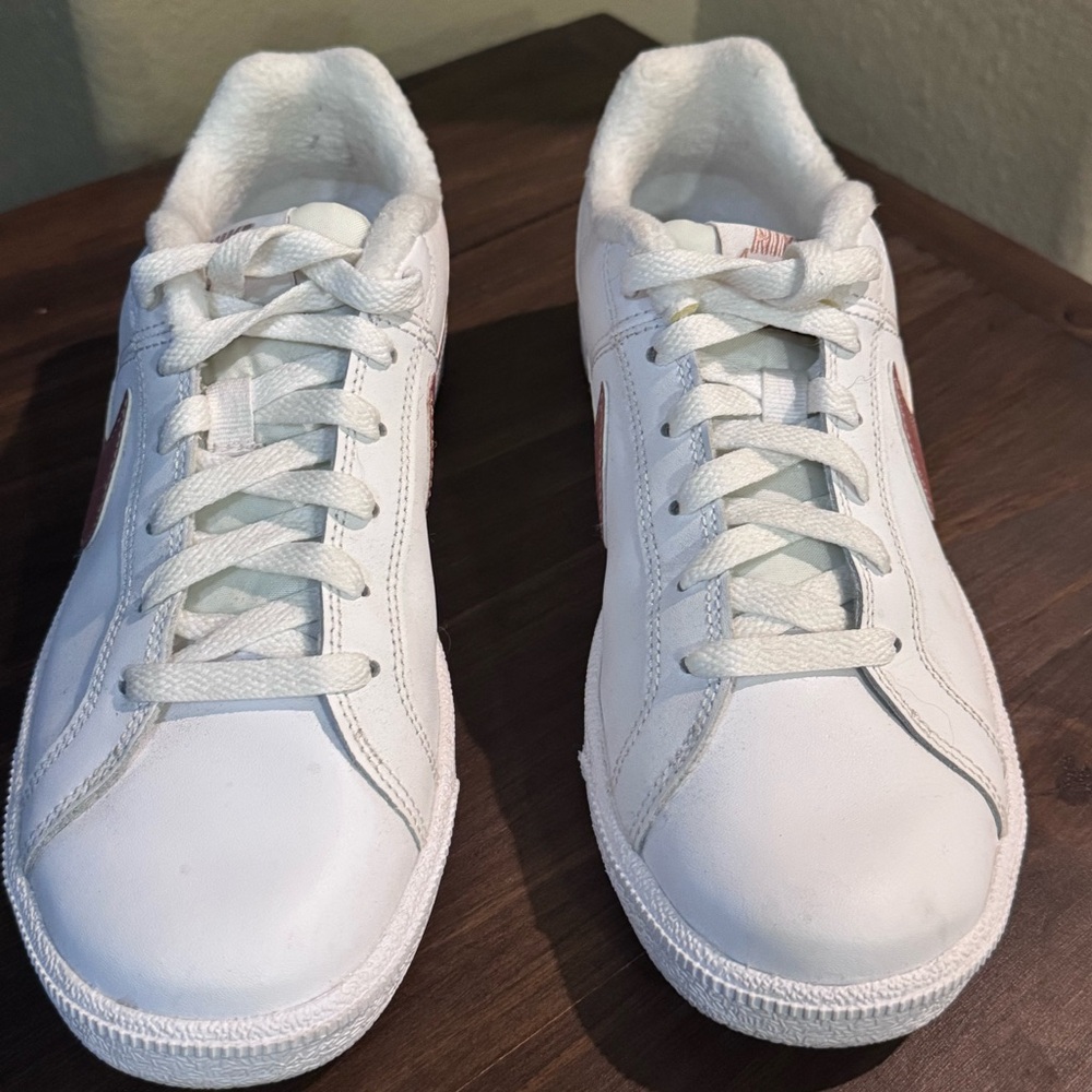 Nike Court Royale | White with a Rose Gold Swoosh | Women’s Size 8.5 - Picture 6 of 8